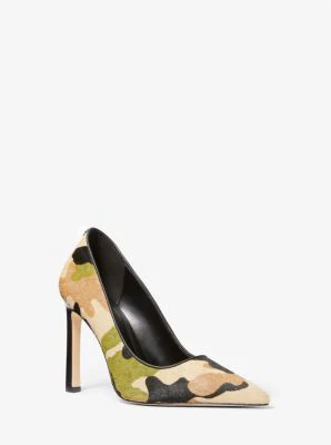 Amara Camouflage Print Calf Hair Pump - Image 2
