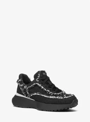 Ari Frayed Denim Trainer - Image 2