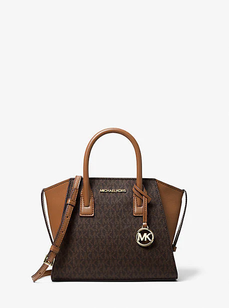 Avril Small Logo Top-Zip Satchel - Image 11