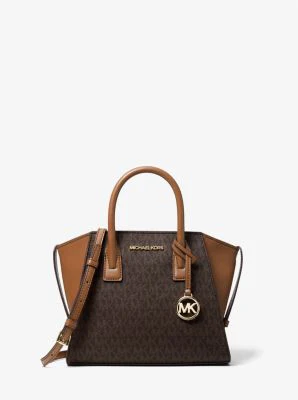 Avril Small Logo Top-Zip Satchel - Image 12