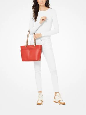 Bedford Medium Pebbled Leather Tote Bag - Image 4