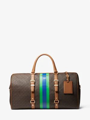 Bedford Travel Extra-Large Logo Stripe Weekender Bag - Image 31