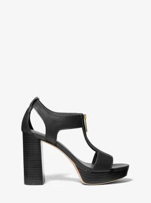 Berkley Leather Block-Heel Sandal - Image 11