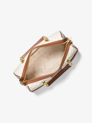 Blaire Medium Logo Stripe Satchel - Image 3