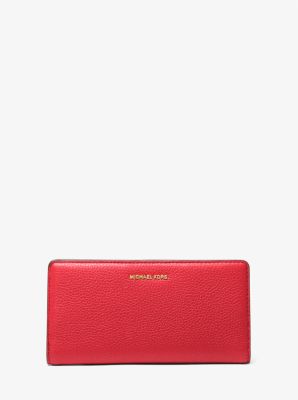 Bryant Large Pebbled Leather Snap-Front Wallet - Image 19