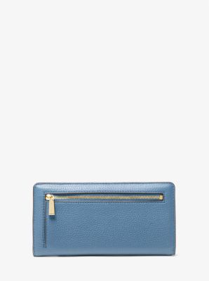 Bryant Large Pebbled Leather Snap-Front Wallet - Image 7