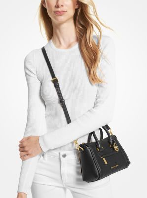 Carine Extra-Small Pebbled Leather Satchel - Image 12