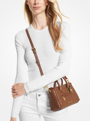 Carine Extra-Small Pebbled Leather Satchel - Image 17