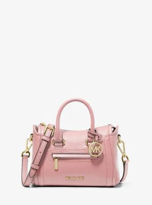 Carine Extra-Small Pebbled Leather Satchel - Image 6