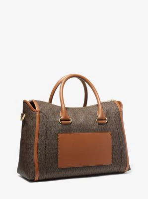 Carine Large Logo Satchel - Image 4