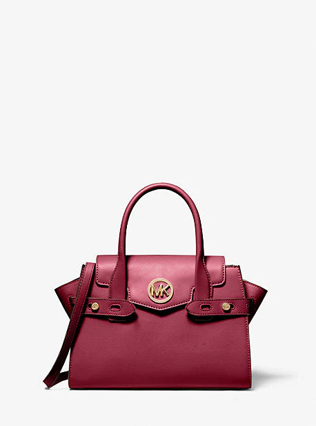 Carmen Medium Faux Leather Belted Satchel - Image 29