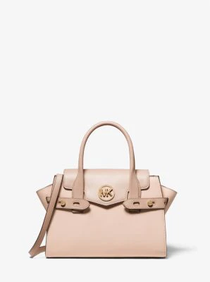 Carmen Medium Faux Leather Belted Satchel - Image 6