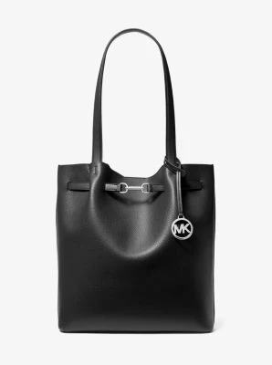 Carson Large Pebbled Leather Tote Bag - Image 14