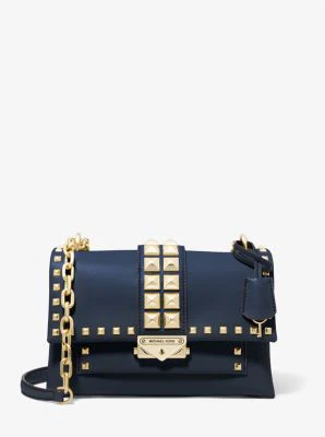 Cece Medium Studded Faux Leather Shoulder Bag - Image 11