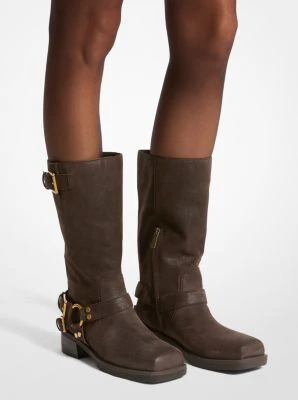 Crosby Suede Moto Boot - Image 6