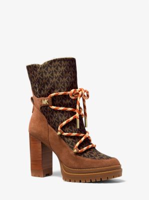 Culver Logo Print Nylon and Nubuck Boot - Image 2