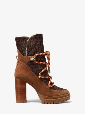 Culver Logo Print Nylon and Nubuck Boot - Image 3