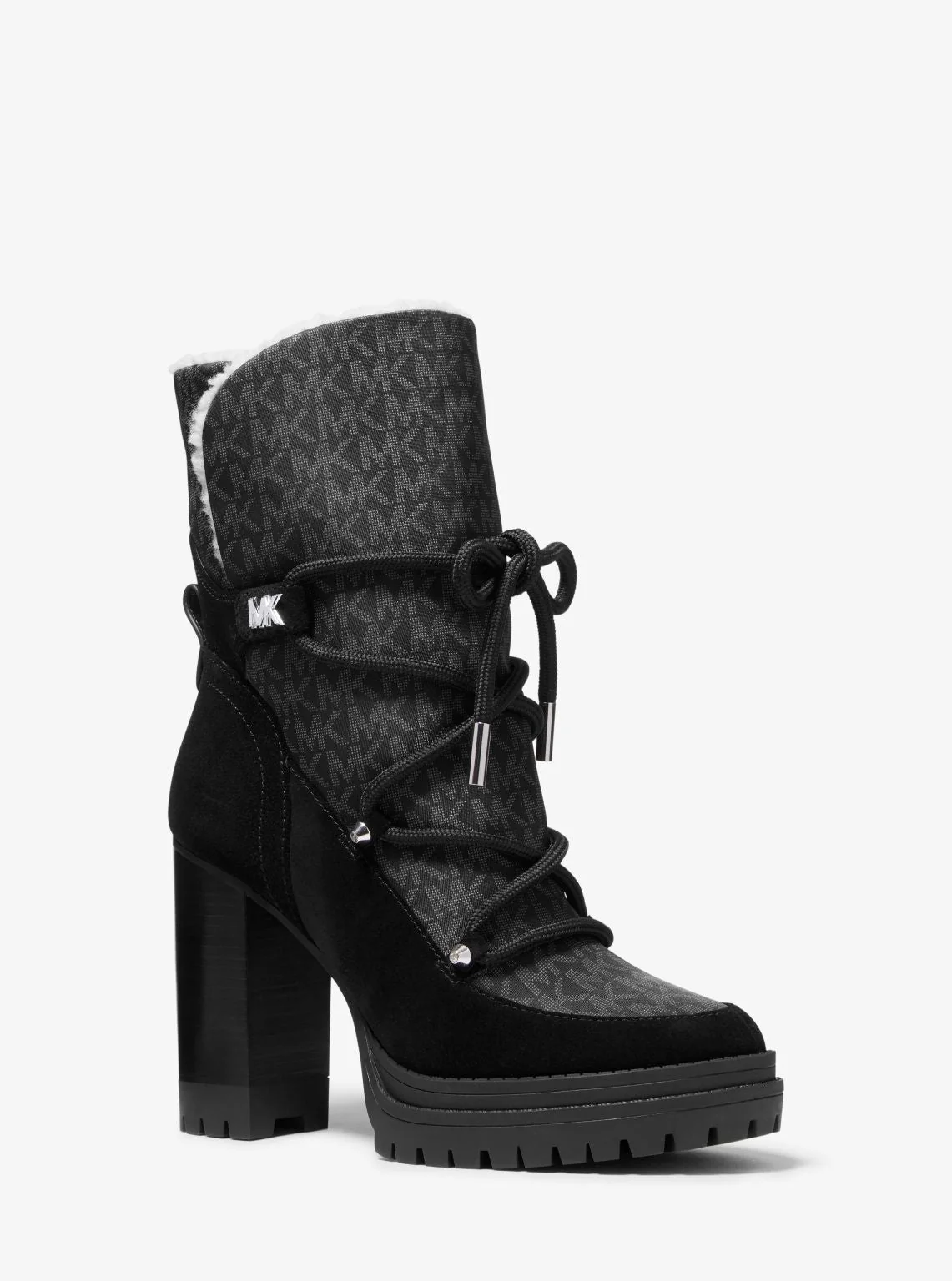 Culver Logo Print Nylon and Nubuck Boot - Image 5