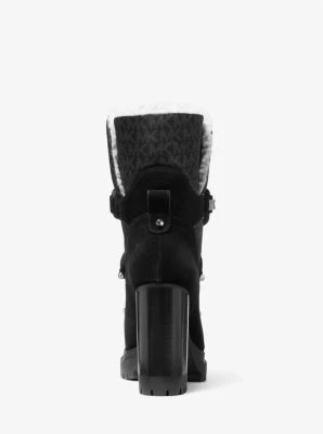 Culver Logo Print Nylon and Nubuck Boot - Image 8