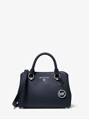 Edith Small Saffiano Leather Satchel - Image 2