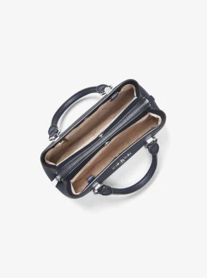 Edith Small Saffiano Leather Satchel - Image 3