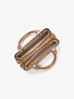 Edith Small Saffiano Leather Satchel - Image 11