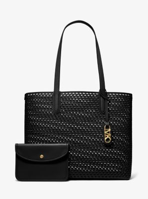 Eliza Extra-Large Hand-Woven Leather Tote Bag - Image 15