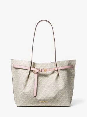 Emilia Large Logo Tote Bag - Image 2