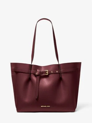 Emilia Large Pebbled Leather Tote Bag - Image 6
