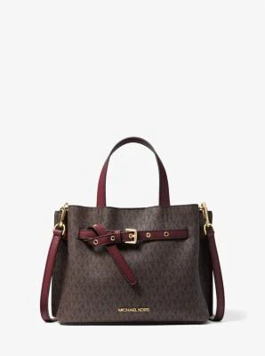 Emilia Small Logo Satchel - Image 10