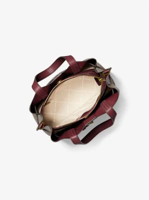 Emilia Small Logo Satchel - Image 11