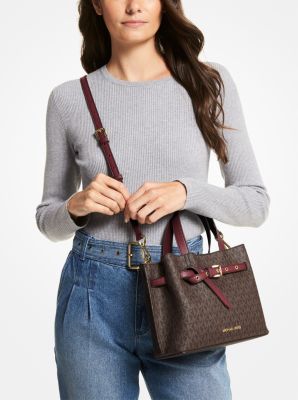 Emilia Small Logo Satchel - Image 12