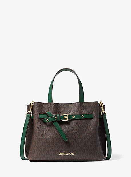 Emilia Small Logo Satchel - Image 13
