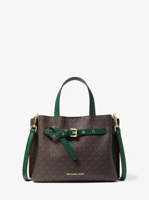 Emilia Small Logo Satchel - Image 14