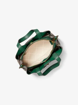 Emilia Small Logo Satchel - Image 15
