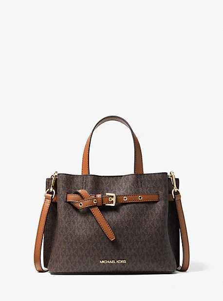 Emilia Small Logo Satchel - Image 17