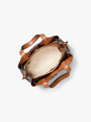 Emilia Small Logo Satchel - Image 19