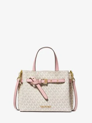 Emilia Small Logo Satchel - Image 22