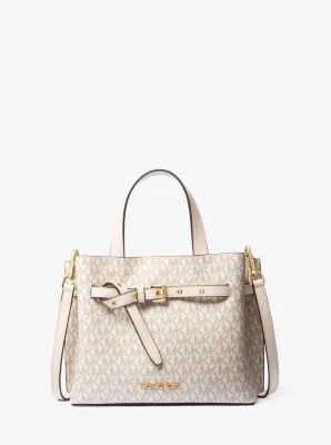 Emilia Small Logo Satchel - Image 26