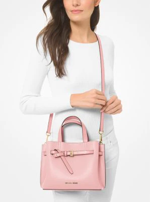 Emilia Small Pebbled Leather Satchel - Image 4