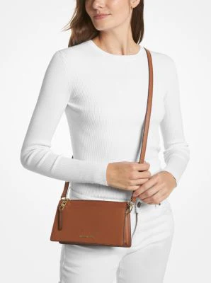 Empire Large Leather Convertible Crossbody Bag - Image 19