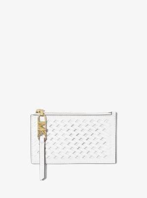 Empire Small Woven Leather Card Case - Image 2