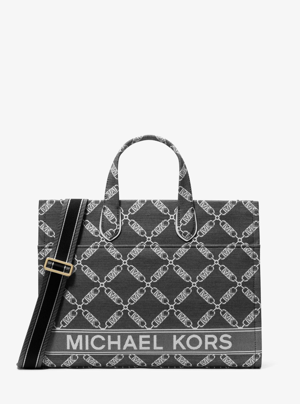Gigi Large Empire Logo Jacquard Tote Bag - Image 5