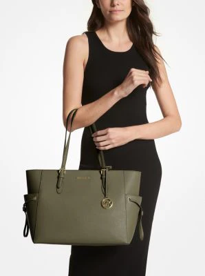 Gilly Large Saffiano Leather Tote Bag - Image 10