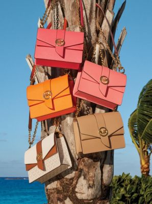Greenwich Small Color-Block Logo and Saffiano Leather Crossbody Bag - Image 6