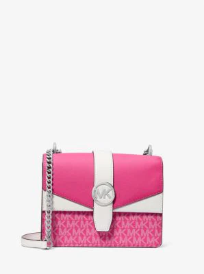 Greenwich Small Color-Block Signature Logo Crossbody Bag - Image 10