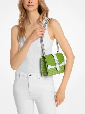 Greenwich Small Color-Block Signature Logo Crossbody Bag - Image 5