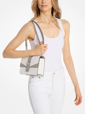 Greenwich Small Color-Block Signature Logo Crossbody Bag - Image 9