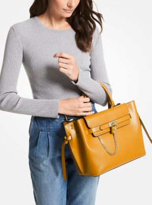Hamilton Legacy Large Leather Belted Satchel - Image 39