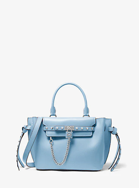 Hamilton Legacy Small Studded Leather Belted Satchel